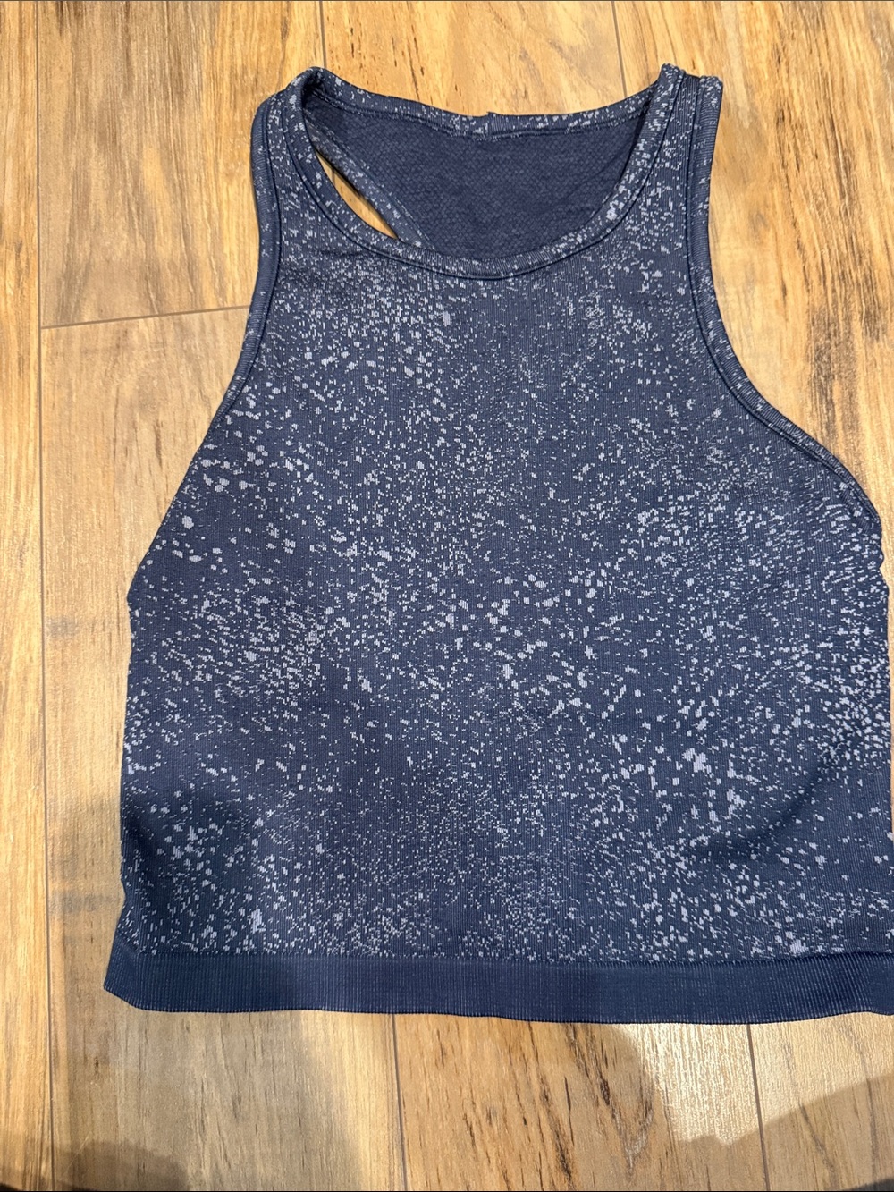 Women's Lululemon Navy Speckled Racerback Tank Top